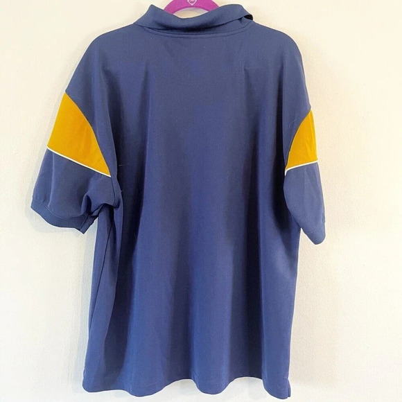 Georgia Tech Mens Navy Blue Polo Shirt Sz XL Embroidered Logo Short Sleeve *read - Picture 3 of 10